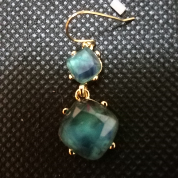 Dillard's - Genuine Shell, Teal, Sterling Silver Post, Sensitive Skin - Picture 5 of 9